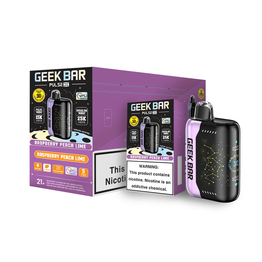 Geek Bar Pulse X 25000 Disposable Vape - Black Coral Wholesale